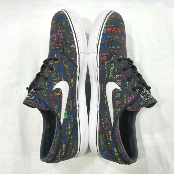 NIKE SB ZOOM Stefan JANOSKI CNVS QS Be True PRIDE Pack 702981-009 Mens 13 - Picture 7 of 12